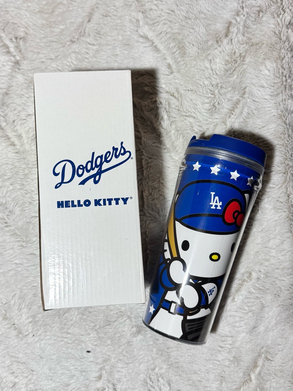 Hello Kitty Dodgers White & Blue Collectible Box